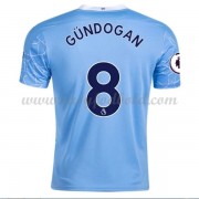 Billige Fodboldtrøjer Manchester City 2020-21 Ilkay Gundogan 8 Hjemmetrøje..